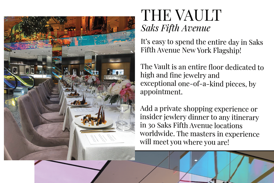 the vault- saks fifth avenue - email graphic